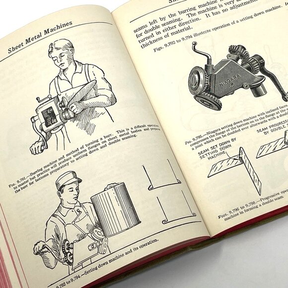 Vintage Audel's Sheet Metal Workers Handy Book 1948 Pattern Layout - Picture 6 of 13
